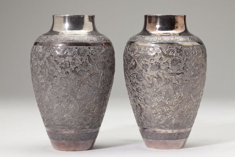 Pair of Southeast Asian Silver