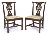 PAIR OF SOUTHERN CHIPPENDALE D