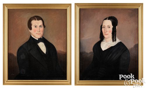 PAIR OF SOUTHERN PORTRAITS OF JAMES