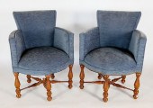 PAIR OF "SOUTHWOOD" 5-LEG CHAI