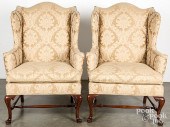 PAIR OF SOUTHWOOD WING CHAIRS.