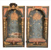 PAIR OF SPANISH COLONIAL GILTW