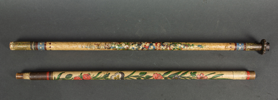 PAIR OF SPANISH COLONIAL POLYCHROME