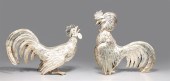 Pair of Spanish silver fightin