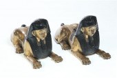 PAIR OF SPHINXES.  France  20t