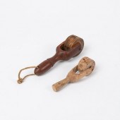 PAIR OF SPRINGERLE ROLLERS, 19