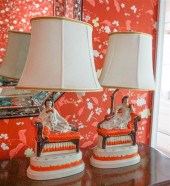 PAIR OF STAFFORD SHIRE TABLE L