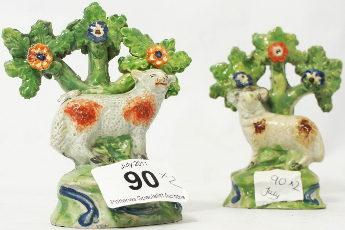 Pair of Staffordshire 19th