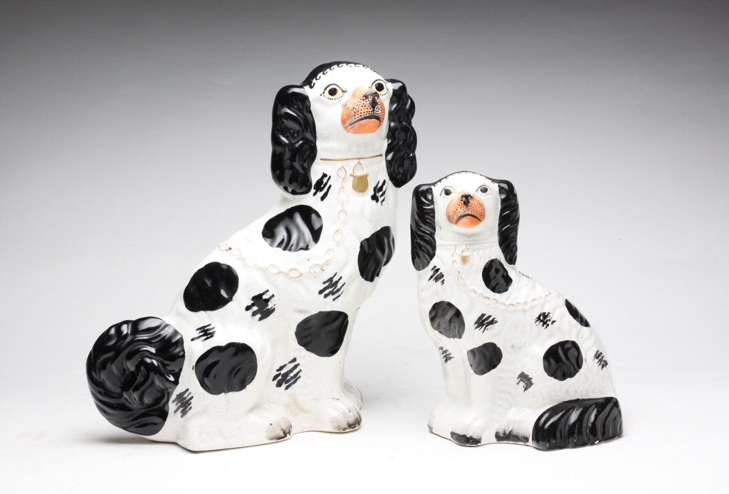PAIR OF STAFFORDSHIRE DISRAELI