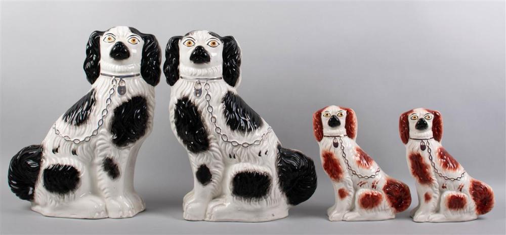 PAIR OF STAFFORDSHIRE FLATBACK