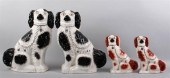 PAIR OF STAFFORDSHIRE FLATBACK