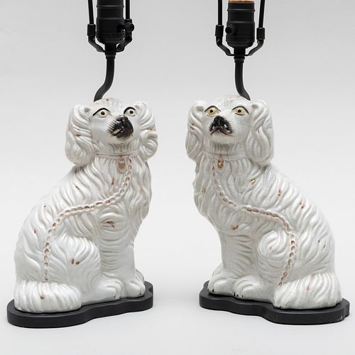 PAIR OF STAFFORDSHIRE FLATBACK