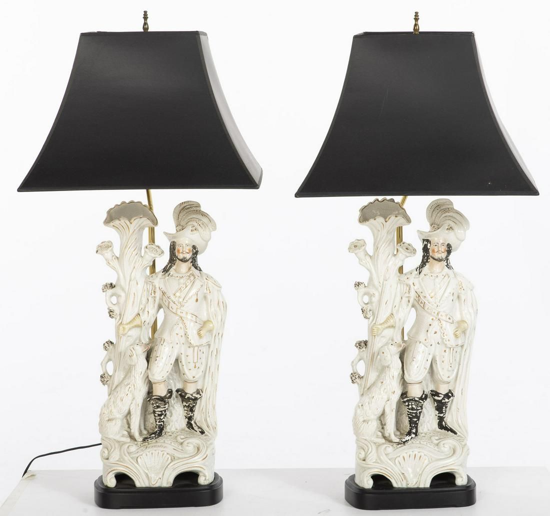 PAIR OF STAFFORDSHIRE FORESTER