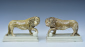 PAIR OF STAFFORDSHIRE PEARLWAR
