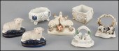 PAIR OF STAFFORDSHIRE PORCELAI