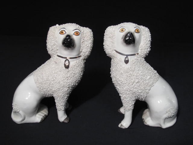 Pair of Staffordshire porcelain