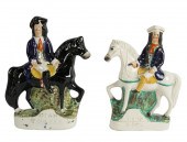 PAIR OF STAFFORDSHIRE POTTERY