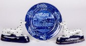PAIR OF STAFFORDSHIRE RECUMBEN