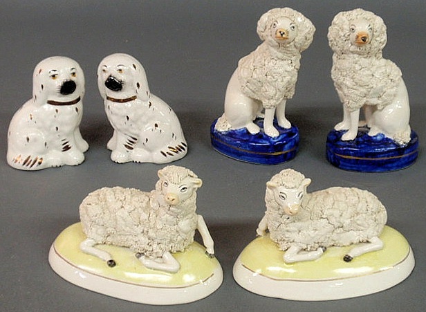 Pair of Staffordshire sheep