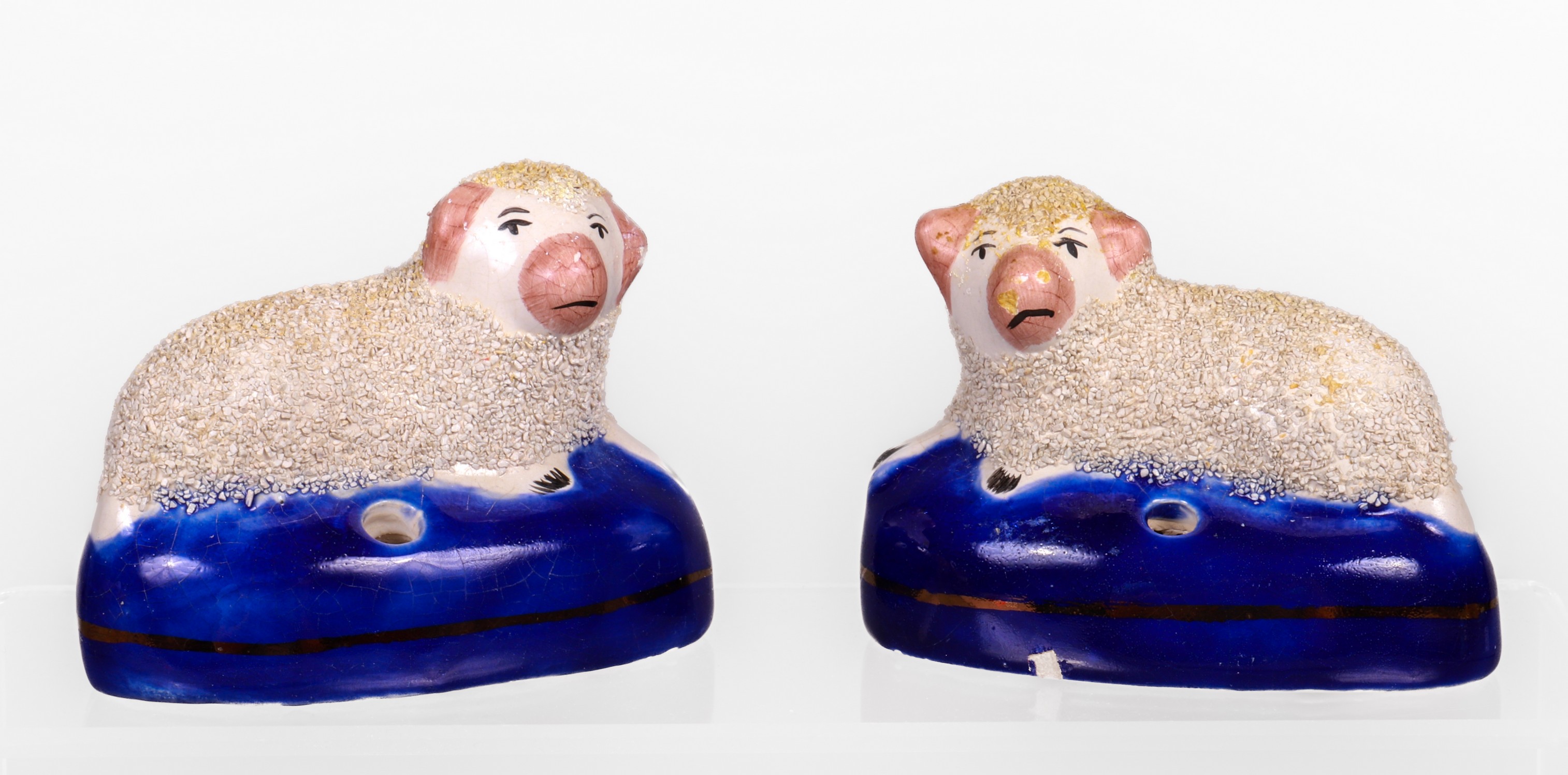 Pair of Staffordshire sheep