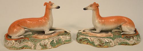 PAIR OF STAFFORDSHIRE WHIPPET