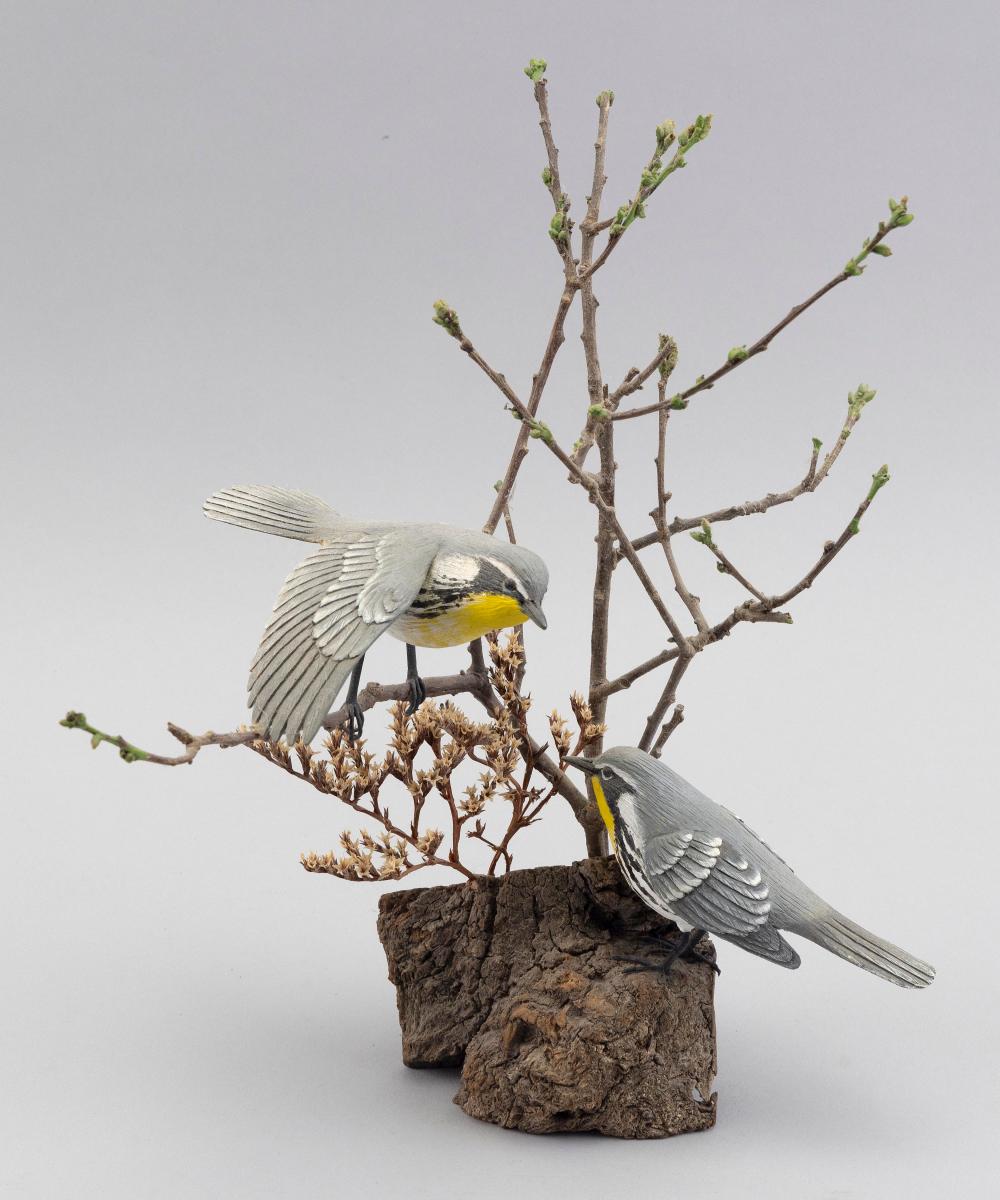 PAIR OF STAN SPARRE YELLOW-THROATED