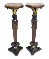PAIR OF STANDS, LATE 19TH C.,