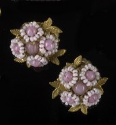 Pair of Stanley Hagler Pink Gl