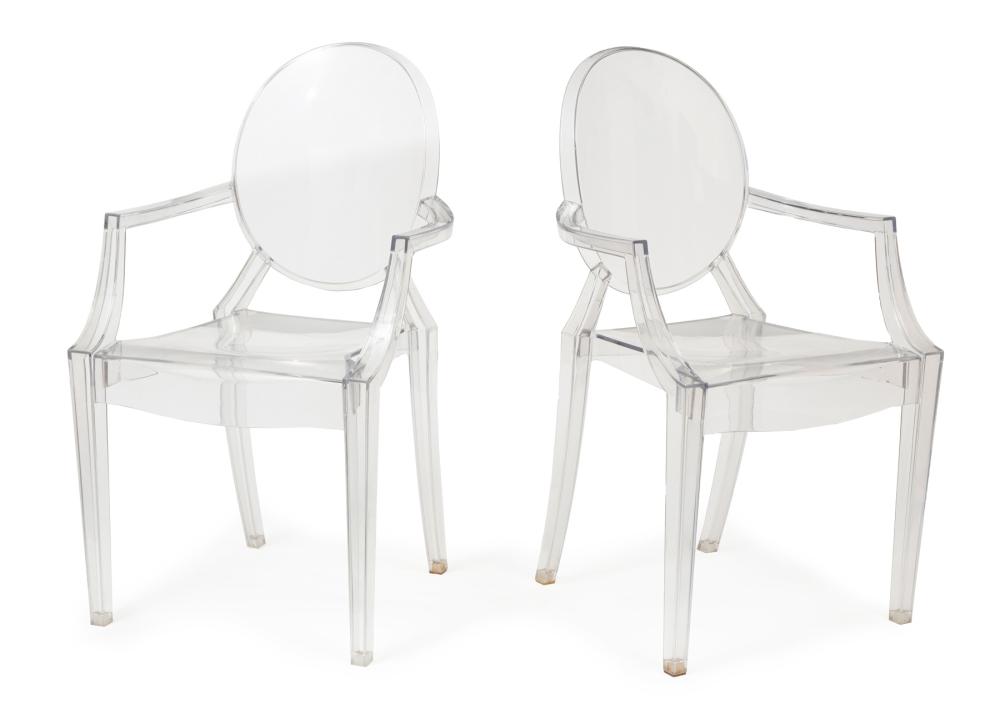 PAIR OF STARK-STYLE LOUIS GHOST