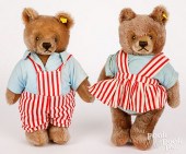 PAIR OF STEIFF DRESSED MOHAIR