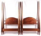 PAIR OF STEPHEN SWIFT MAHOGANY