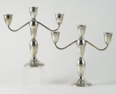 Pair of Sterling Silver Candel