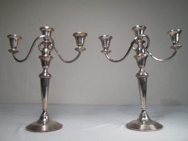 Pair of Sterling silver