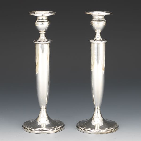 PAIR OF STERLING SILVER