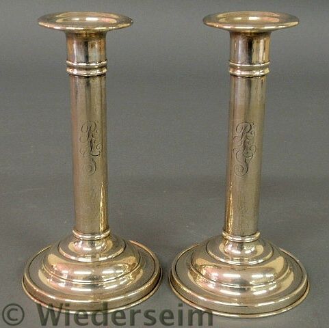 Pair of sterling silver