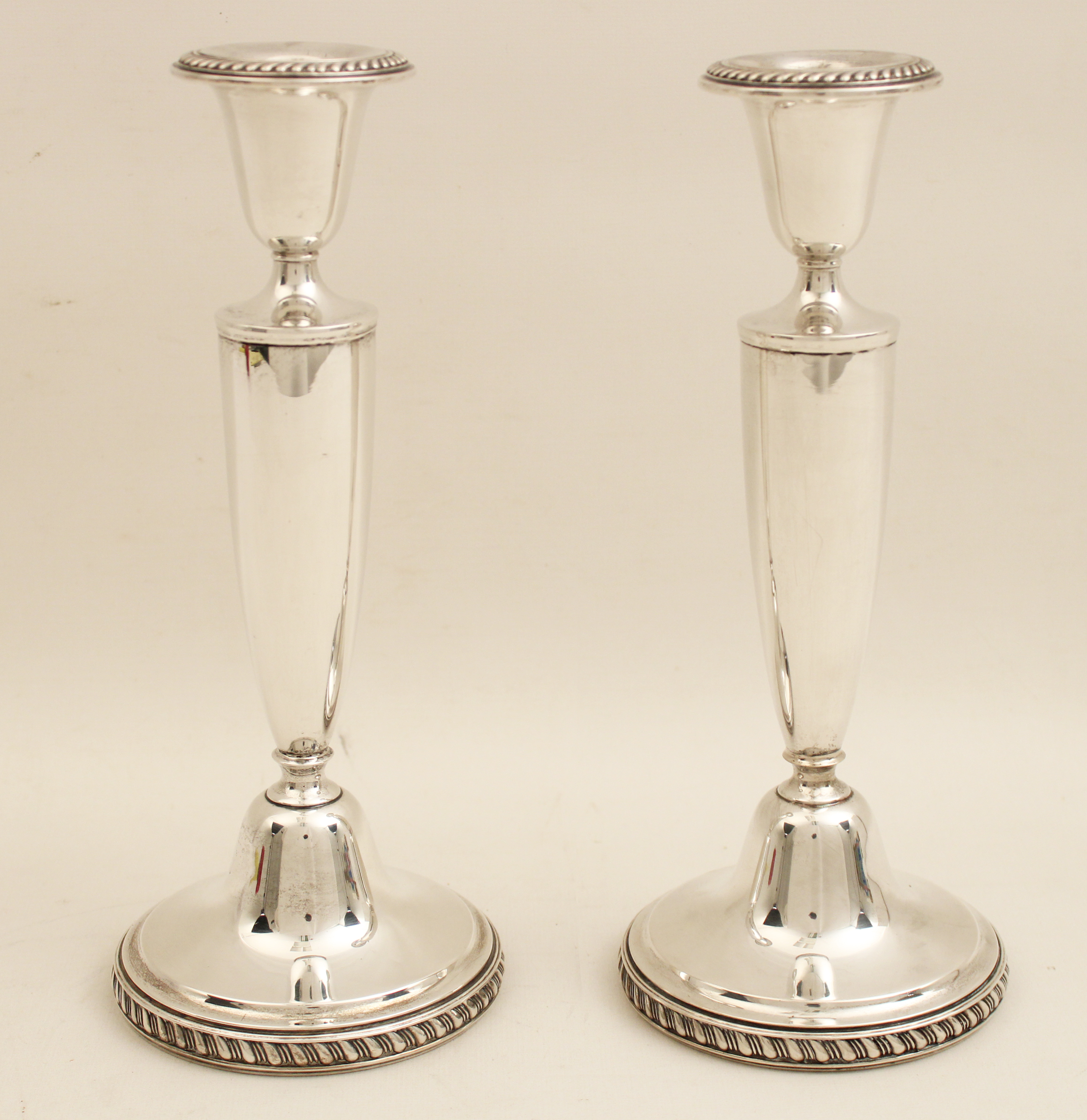 PAIR OF STERLING SILVER