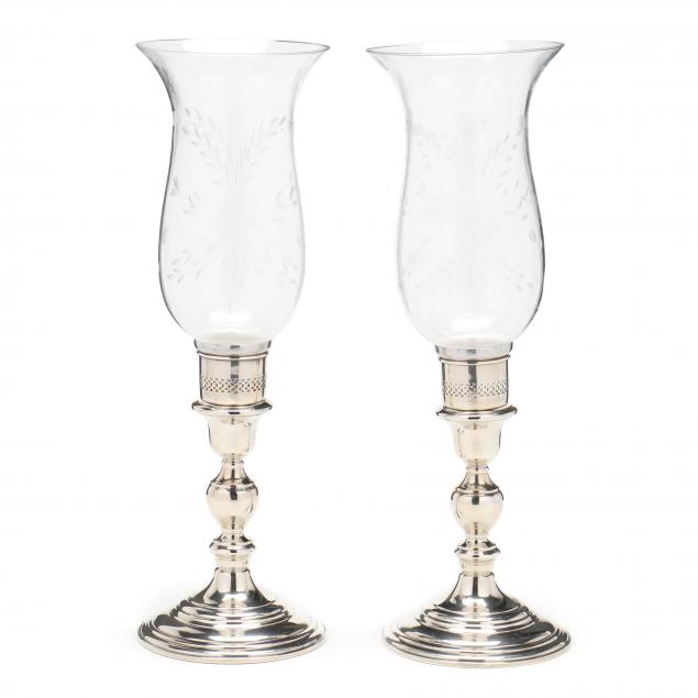 PAIR OF STERLING SILVER