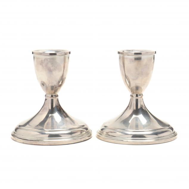 PAIR OF STERLING SILVER