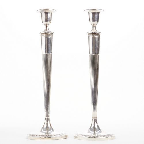 PAIR OF STERLING SILVER