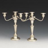 PAIR OF STERLING SILVER CONVER