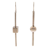 PAIR OF STERLING SILVER EARRIN