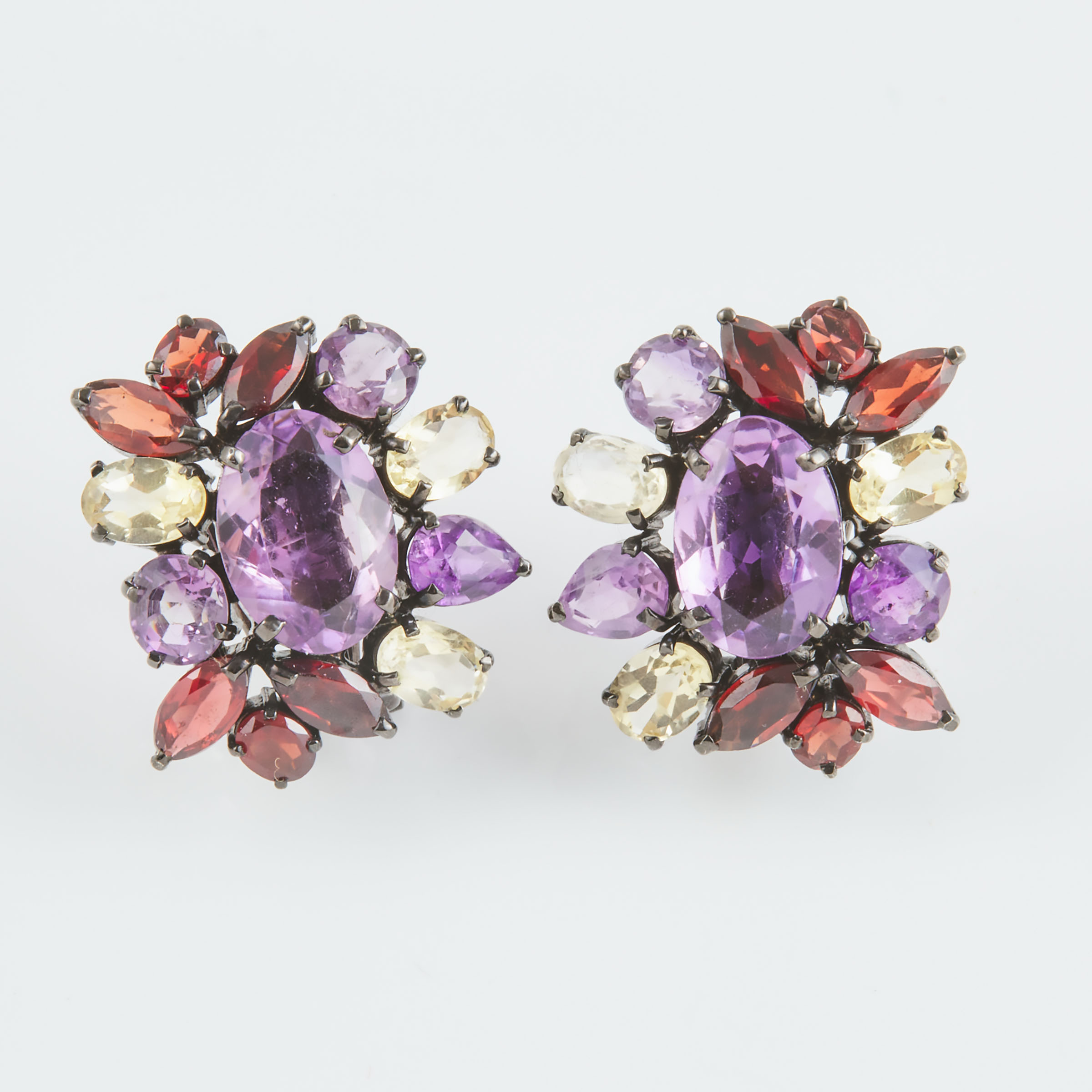 Pair Of Sterling Silver Earrings 