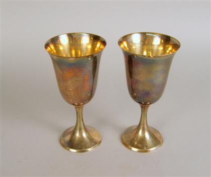Pair of sterling silver