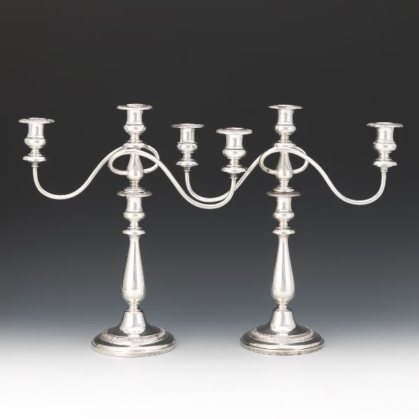 PAIR OF STERLING SILVER