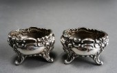 PAIR OF STERLING SILVER OPEN S