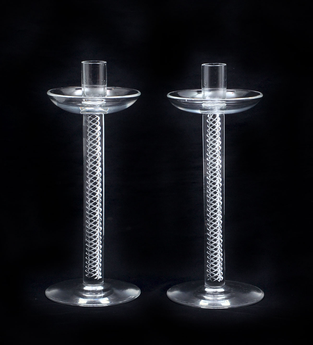 PAIR OF STEUBEN AIRTWIST