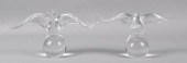 PAIR OF STEUBEN EAGLES, DESIGN