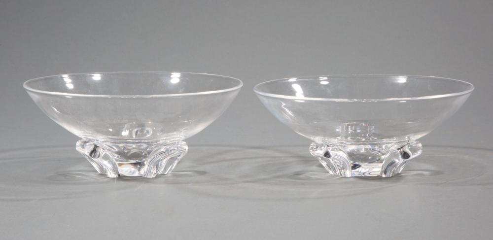 PAIR OF STEUBEN GLASS "FLORET"