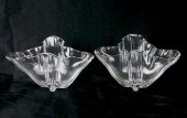 PAIR OF STEUBEN GROTESQUE VASE