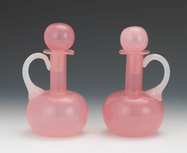PAIR OF STEUBEN ROSALINE AND